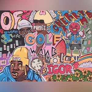 Tyler, the Creator painting, 24x36